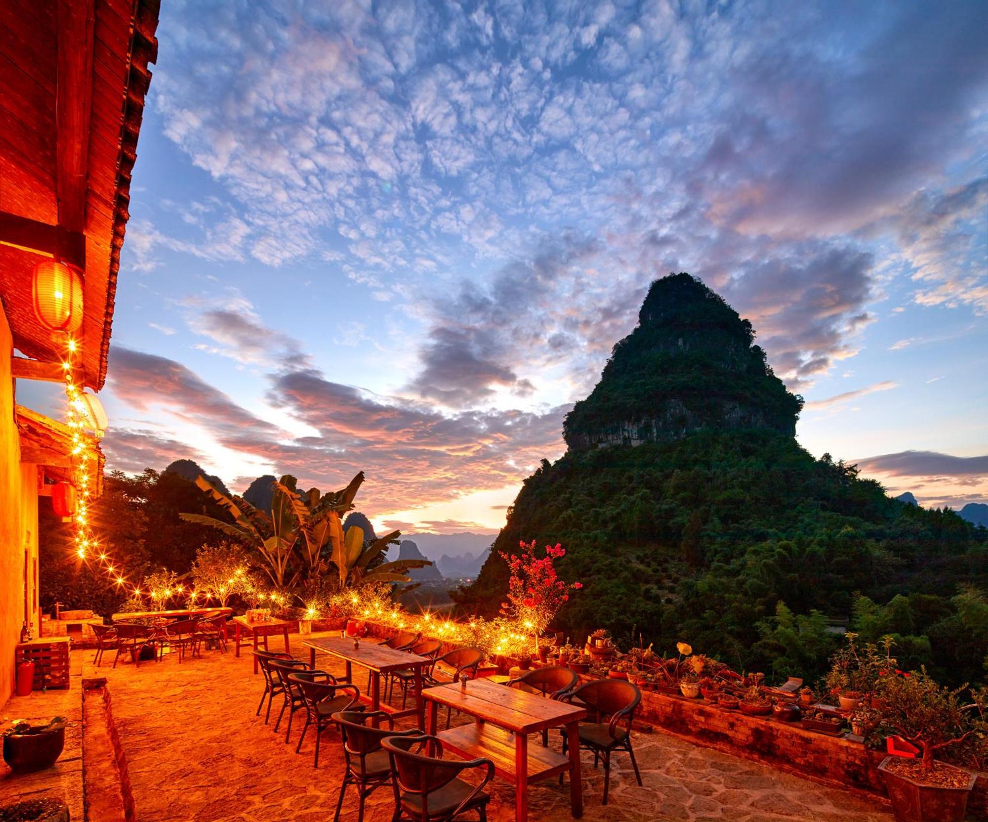 Yangshuo Yunshe Mountain Guesthouse Ngoại thất bức ảnh